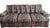Sherrill Jewel Tone Botanical Tapestry Rolled-Arm Sofa For Sale