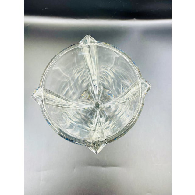 Glass Late 20th Century Signed Miller Rogaska Pedestal Vase For Sale - Image 7 of 13