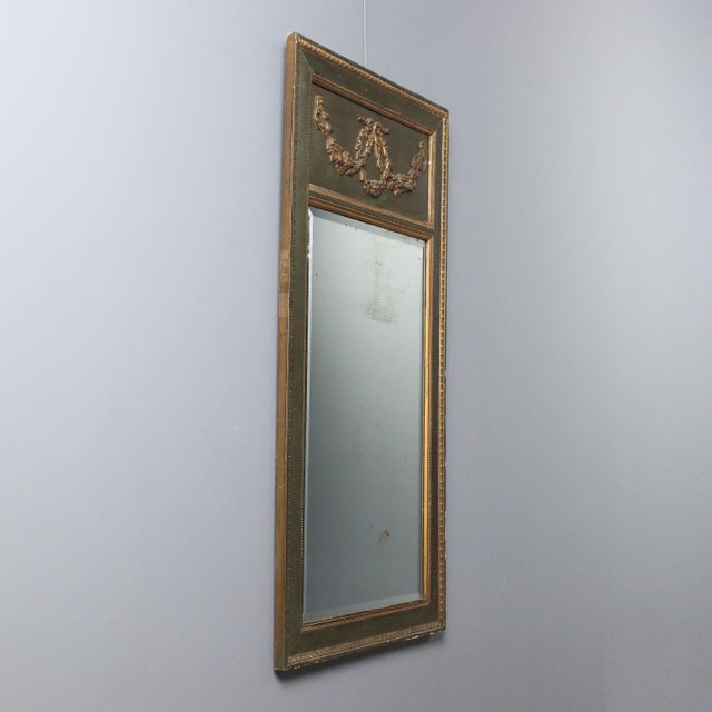Neoclassical Style Italian Mirror in Wood, 1900s For Sale - Image 3 of 10