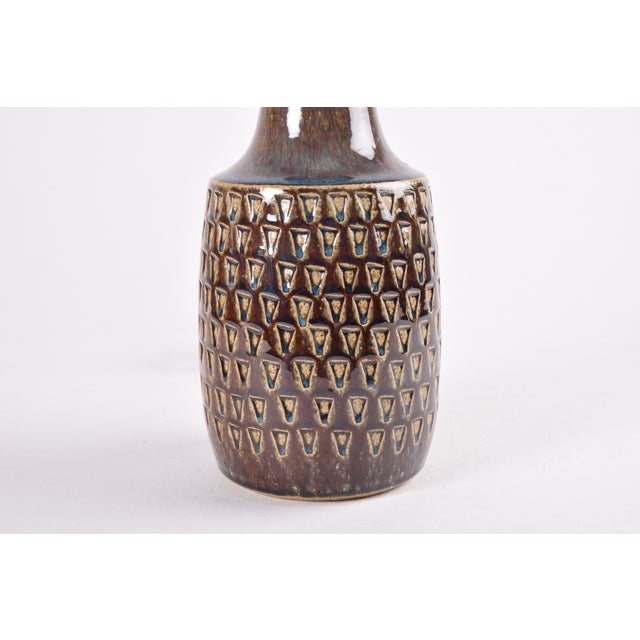 Blue Danish Modern Ceramic Table Lamp from Søholm, 1960s For Sale - Image 8 of 12