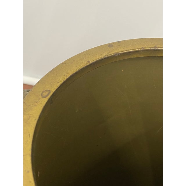 Faux Green Lizard Skin Umbrella Stand For Sale - Image 10 of 13