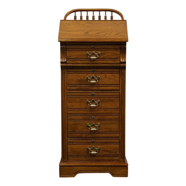 Lexington Furniture Recollections Collection Solid Oak Rustic Country French 24" Lingerie Chest 468-310 For Sale