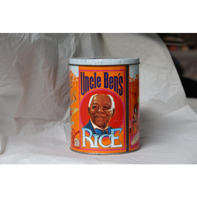 Vintage Uncle Bens Rice Metal Box, 1970s For Sale - Image 4 of 18