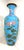 Metal Huge Antique 19th Century Japanese Meiji Cloisonne Enamel Baby Blue Palace Vase For Sale - Image 7 of 17