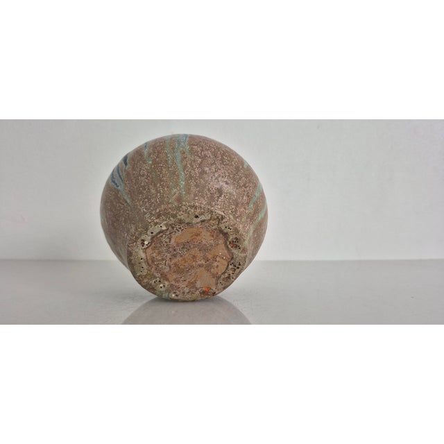 Vintage Handmade Studio Ceramic Vase, Germany, 1960s For Sale - Image 14 of 16