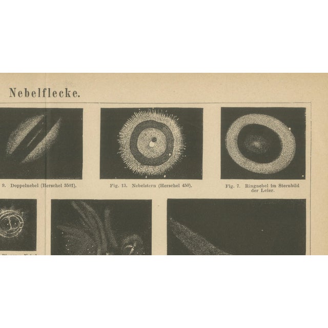 Antique Cosmos Study of Nebulae Nebelflecke, 1890s For Sale - Image 6 of 9
