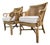 Vintage Henry Link Saint Andrews Scroll Arm Rattan Club Chairs - A Pair For Sale