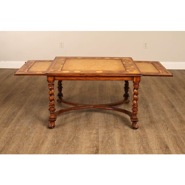 Jonathan Charles Square Top Oyster Coffee Table With Slides For Sale - Image 18 of 18