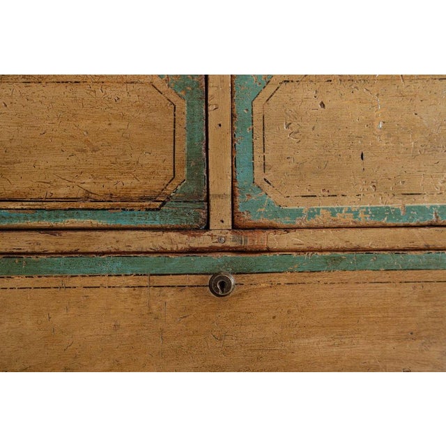 Regency English Painted Pine Chest Drawers, 1810 For Sale - Image 9 of 14