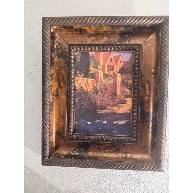 Pair of Framed Philip Craig Impressionist Art Prints – "Hidecote Afterglow" & "Tuscan Hillside" For Sale - Image 4 of 12