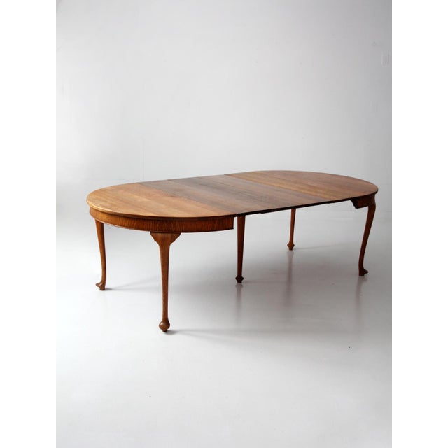 Antique Extendable Oak Dining Table Chairish