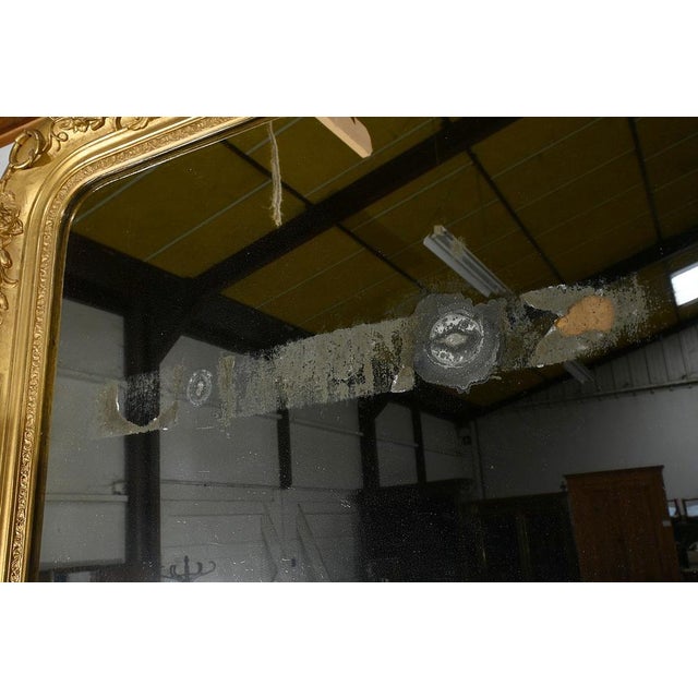 Louis XV Style Gilded Wood Mirror For Sale - Image 15 of 18
