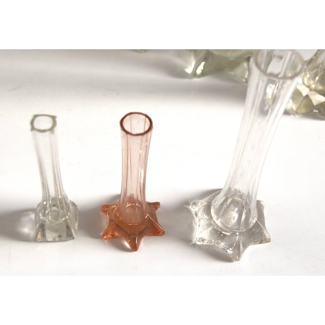 Art Nouveau Glass Vases, Germany, 1900s, Set of 6 For Sale - Image 4 of 9