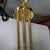 White Stilnovo style stepped chandelier For Sale - Image 8 of 8