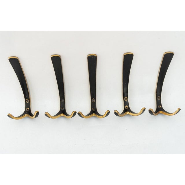 1950s Austrian Wall Hooks from Hertha Baller, 1950s, Set of 5 For Sale - Image 5 of 7