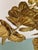 Large Brutalist Brass Chandelier with Floral Decoration, 1970s For Sale - Image 15 of 18