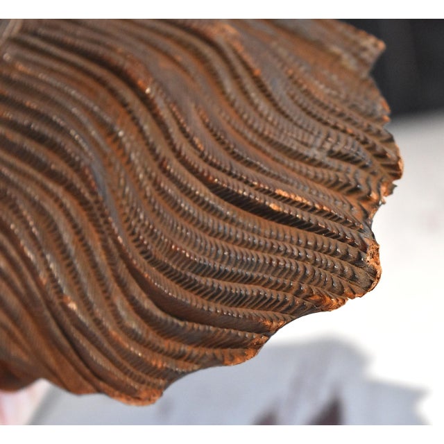 Japanese Hand Carved Wood Minogame Turtle Signed For Sale - Image 14 of 18