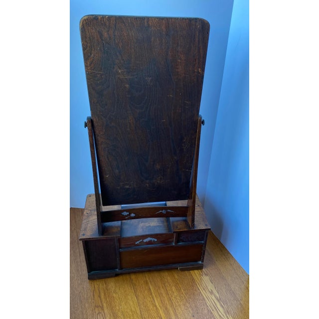 Art Deco Antique Japanese Kyodai Vanity Tansu With Mirror For Sale - Image 3 of 13