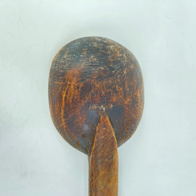 Brown Early 20th Century Kamba Wooden Spoon Kenya MATTER COLLECTION For Sale - Image 8 of 8