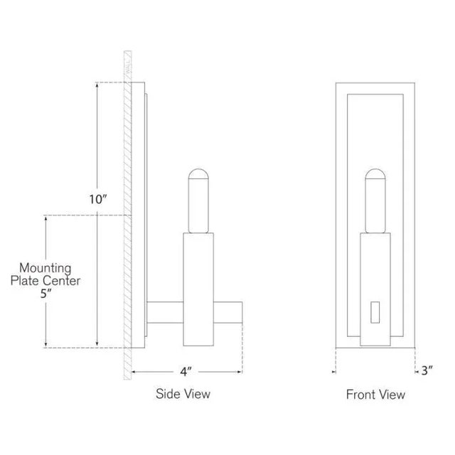 Visual Comfort Chapman & Myers for Visual Comfort Signature Sonnet Petite Single Sconce in Polished Nickel For Sale - Image 4 of 4