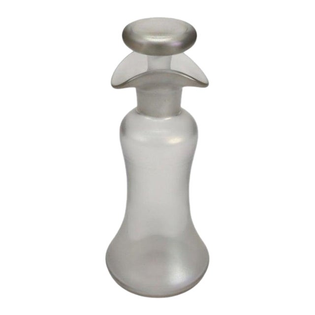 Antique Steuben Verra De Soie Glass Decanter C1920 For Sale