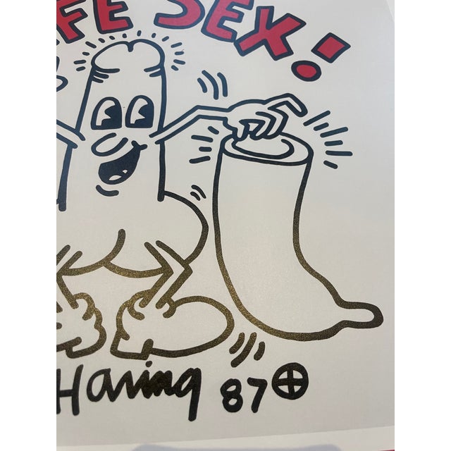 Early 21st Century Keith Haring, Safe Sex!, 1987, Paper For Sale - Image 5 of 8