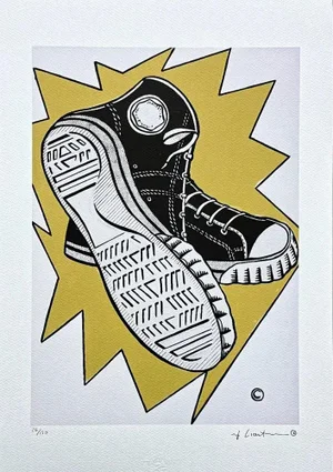 After Roy Lichtenstein, " Keds", 1990s, Silk-Screen