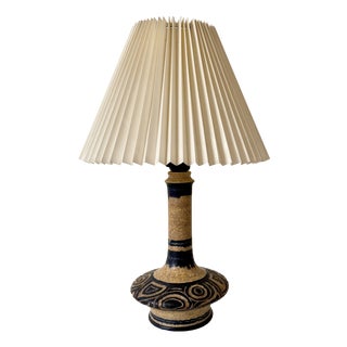 Mid-Century Modern Danish Ceramic Table Lamp by Jette Helleroe, Denmark, 1960s For Sale