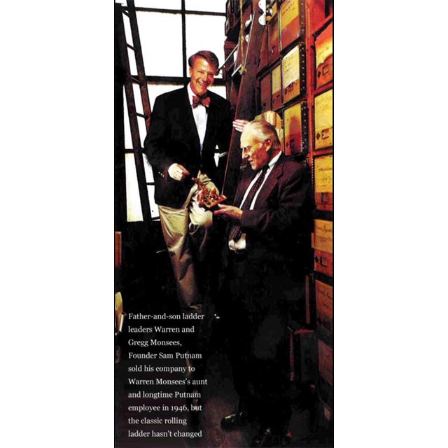 2000 - 2009 Vintage Putnam Rolling Ladder For Sale - Image 5 of 7