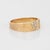 Modern 70s Vintage Diamond Band 14k Yellow Gold Sz 11 Ring Mixed Cuts v Design For Sale - Image 3 of 7