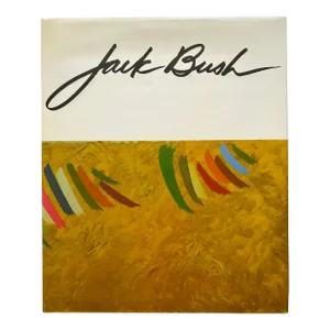 Jack Bush Vintage 1984 First Edition Abstract Expressionist Lithograph Print Hardcover Art Book