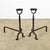 Brown French 18th Century Forged Iron Andirons For Sale - Image 8 of 8