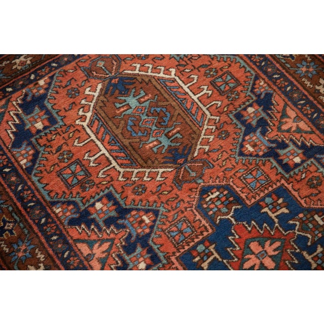 1930s Vintage Karaja Rug - 3'4" x 4'11" For Sale - Image 5 of 9
