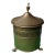 Footed Pierced Brass Coal Scuttle Bucket For Sale