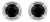 .925 Sterling Silver 1 cttw Treated Black Diamond Modern 4-Prong Solitaire Milgrain Stud Earrings (Black Color, I1-I2 Clarity) For Sale