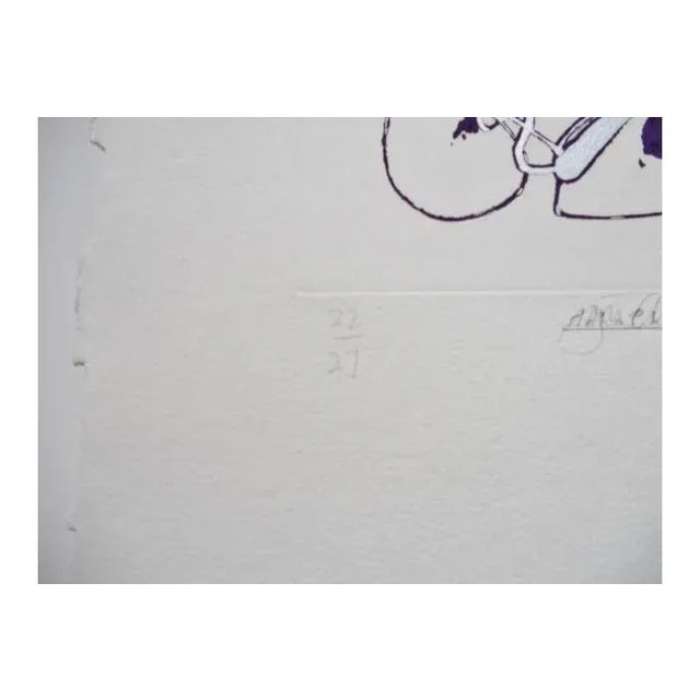 American John Chamberlain Signed Print 'Linked and United' From 'Outer Signs of Inner Grace' Suite 1986, Unframed For Sale - Image 3 of 10