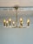 Vintage Brass Chandelier, 1960s For Sale - Image 4 of 9