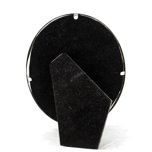 1940s 1940s Sterling Silver Art Deco Vanity Mirror For Sale - Image 5 of 6