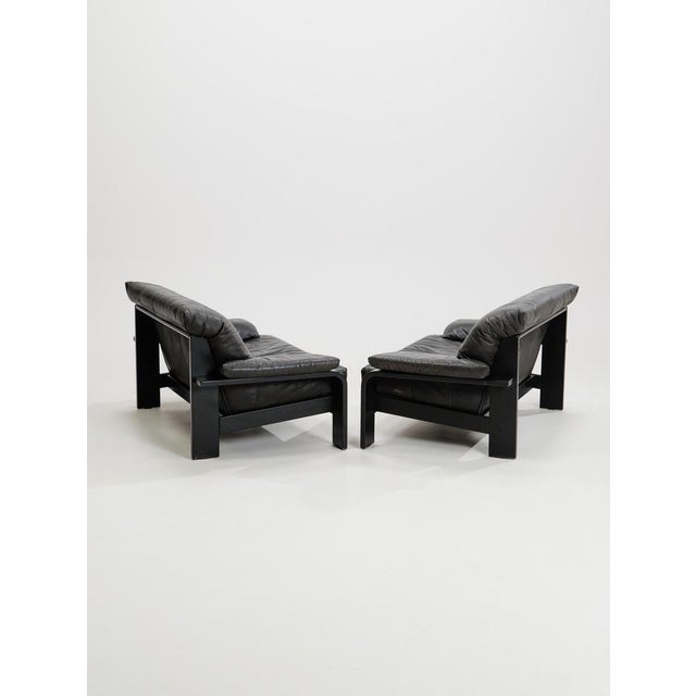 Vintage German Brutalist Lounge Sofa by Rolf Benz for Musterring, 1990s, Set of 2 For Sale - Image 4 of 12