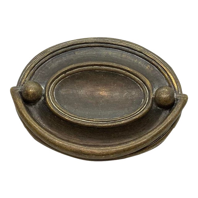 Thomasville Antique Brass Oval Pull For Sale