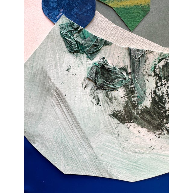 2020s "Little Miss Sunshine" Original Framed Collage on Paper by Zac Woodiel For Sale - Image 5 of 12
