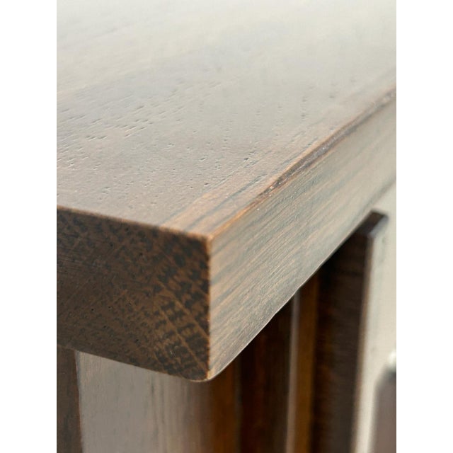 Mission Mission Quarter Sawn Oak 9 Drawer Dresser - Walnut Stain For Sale - Image 3 of 10