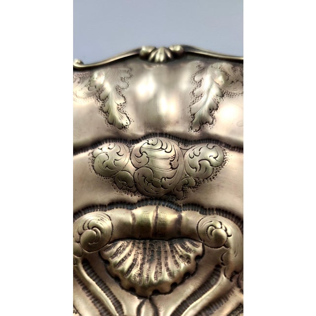 Chiseled and Embossed Cast Bronze Centerpiece, 1930s For Sale - Image 13 of 14