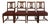 Vintage Harpback Duncan Phyfe Style Mid Century Chairs For Sale