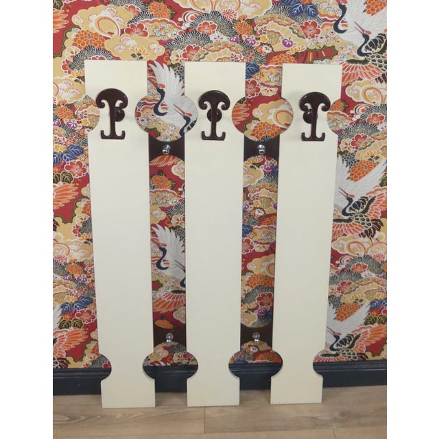 White Brown Wall Wardrobe, 1970s For Sale - Image 11 of 11