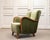 Mid-Century Modern Vintage Danish Lounge Chair in Green Velvet, 1950s For Sale - Image 3 of 11