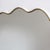 Gold Vintage Italian Wall Mirror with Brass Frame in the style of Gio Ponti, 1960s For Sale - Image 8 of 16