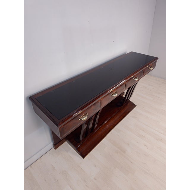 Mid-Century Italian Console attributed to Osvaldo Borsani, 1940s For Sale - Image 15 of 18