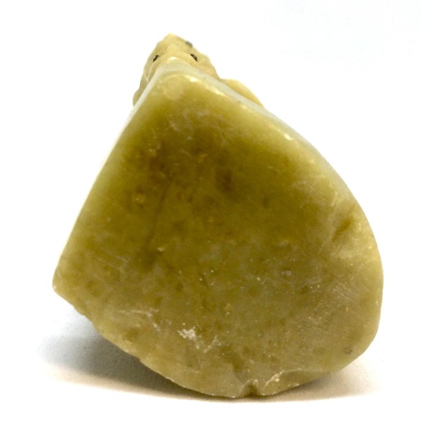 Stone Soapstone Miniature Carving Three Monkeys For Sale - Image 7 of 9