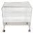 Hollis Jones Style Bar Cart in Lucite Waterfall Style For Sale